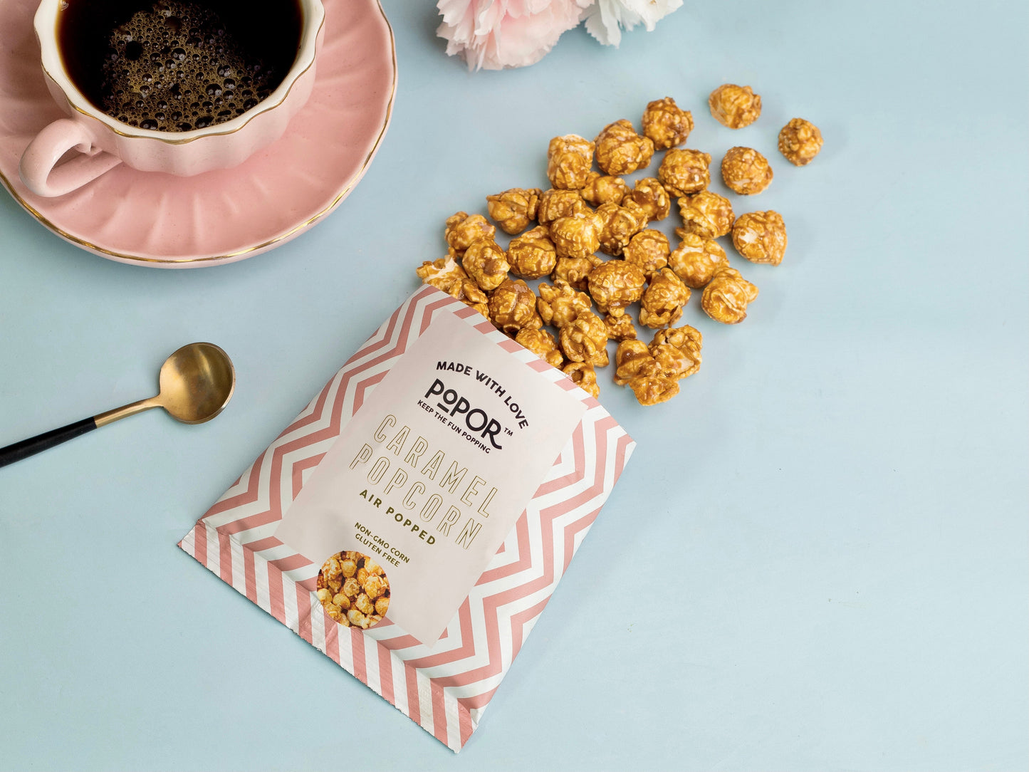 Premium Caramel Popcorn - Pack of 6