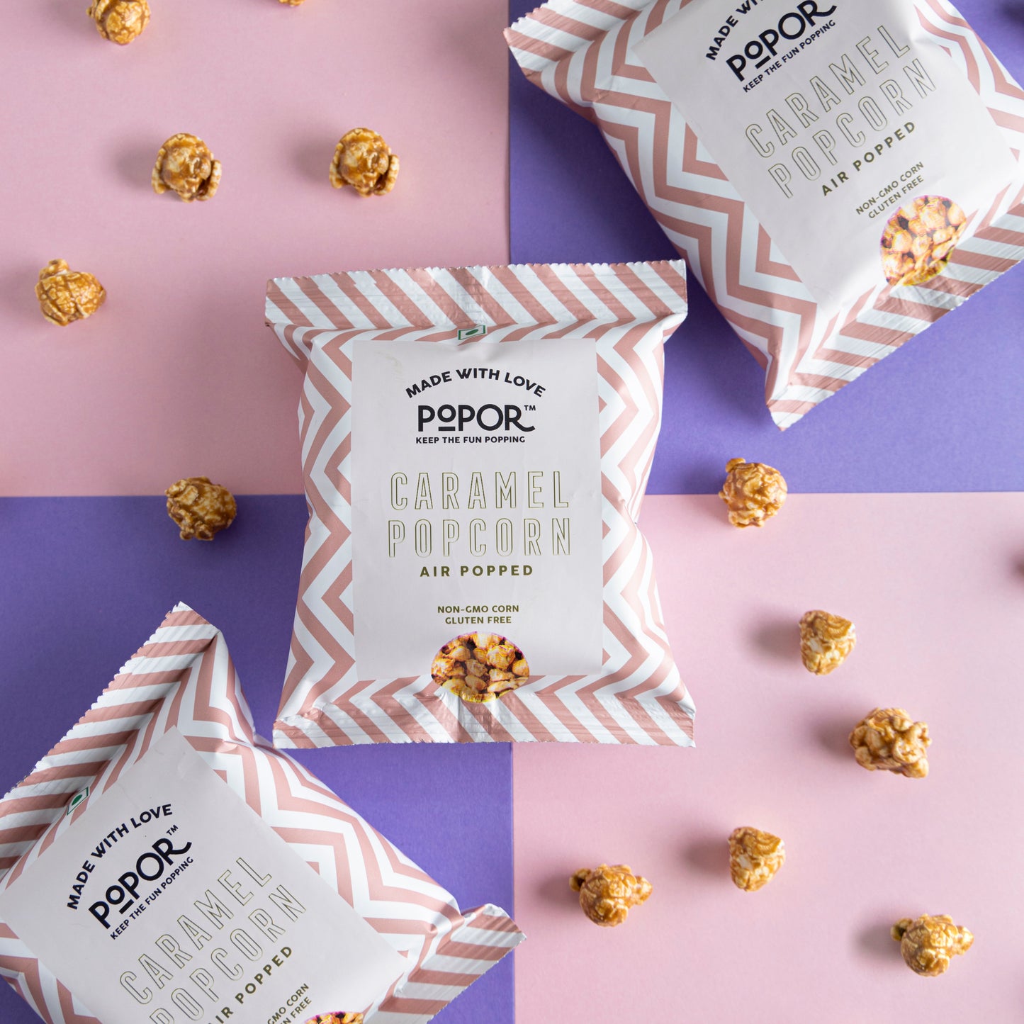 Premium Caramel Popcorn - Pack of 18